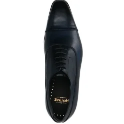 Heritage Zwarte leren veterschoenen^Heren Veterschoenen