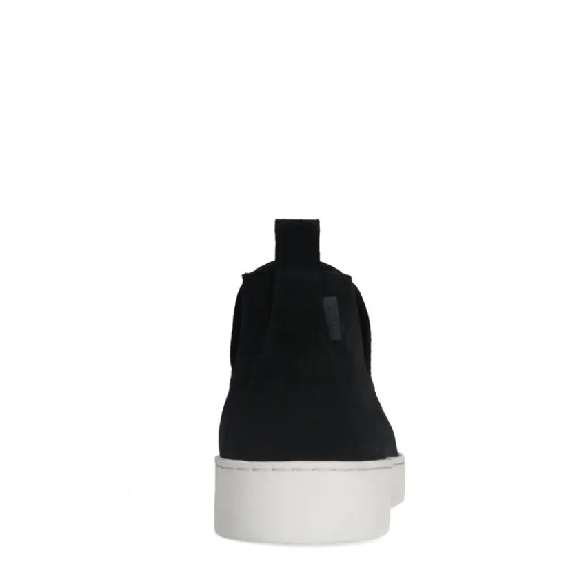 Manfield Zwarte suède boots^Heren Boots