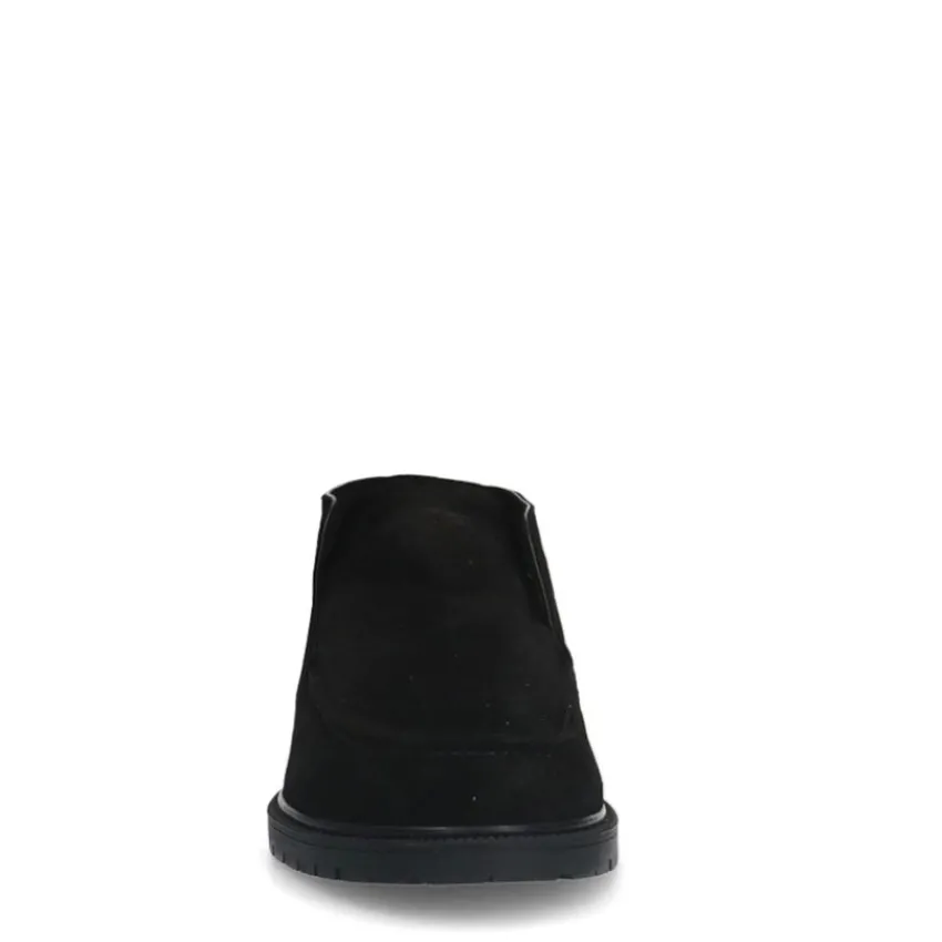 Manfield Zwarte suède boots^Heren Boots