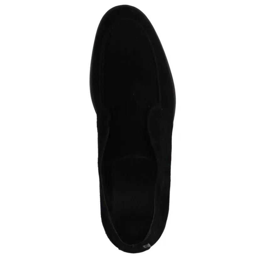 Manfield Zwarte suède boots^Heren Boots