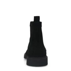 Manfield Zwarte suède chelsea boots^Heren Boots