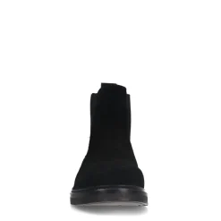 Manfield Zwarte suède chelsea boots^Heren Boots
