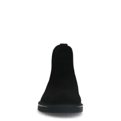 Manfield Zwarte suède chelsea boots^Heren Boots