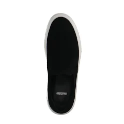 Manfield Zwarte suède loafers^Heren Loafers