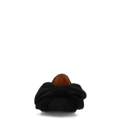 Manfield Zwarte suède loafers^DAMES Loafers