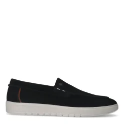 No Stress Zwarte suède loafers^Heren Loafers