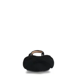 Manfield Zwarte suède slingbacks^DAMES Slingbacks|Loafers