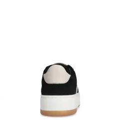 Manfield Zwarte suède sneakers^DAMES Sneakers