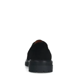 Manfield Zwarte suède veterschoenen^Heren Veterschoenen