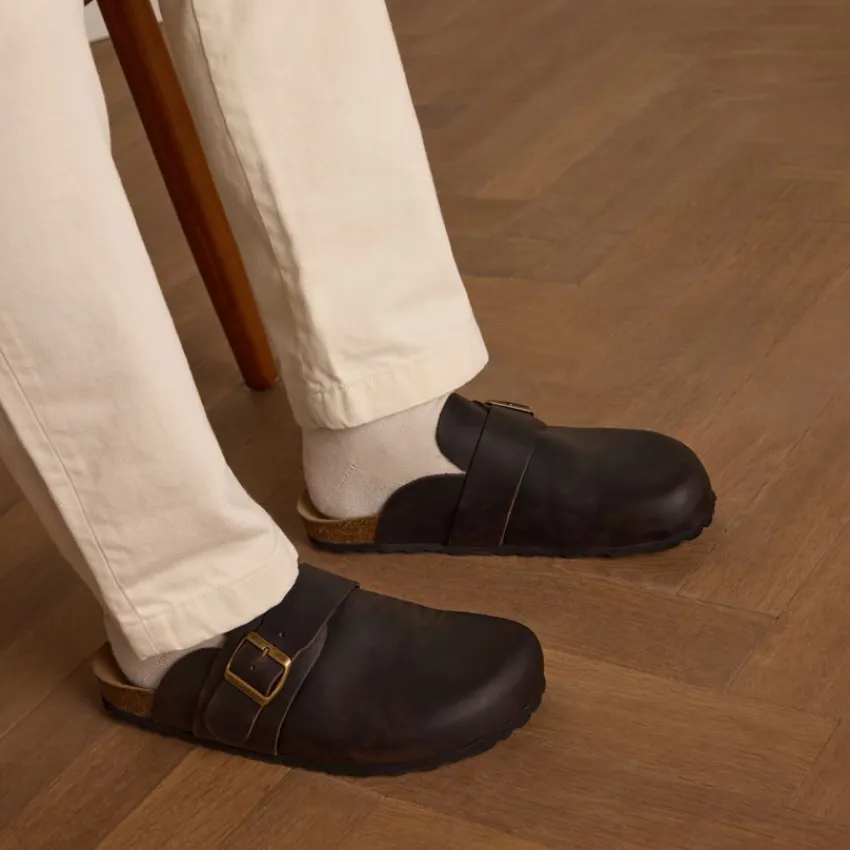 Manfield Zwarte suède veterschoenen^Heren Veterschoenen